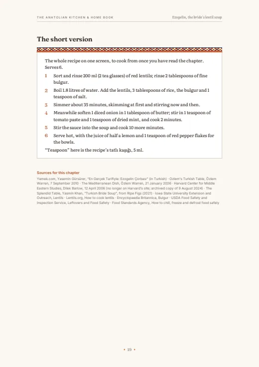 Page 19 of the book: The short version, to cook from a tablet
